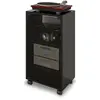 Image de MUNARI meuble HI-FI et support TV jusqu'à 32" KA050NE (Fumé - Verre et bois)