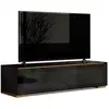 Image de MUNARI meuble TV GENOVA GE 152 GE152NE (Noir - Verre)