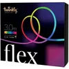 Image de Tube Lumineux Flexible - Twinkly - 3 Mètres - LED RVB - Fil Blanc - Décoration Intérieure