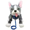 Image de Peluche chien bulldog gris les toufous