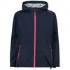 Image de Veste imperméable à capuche fille CMP - black blue