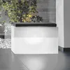 Image de Coffre de rangement - MADE IN ITALY - Roomy - Résine - 80x35 CM - Lampe Blanche