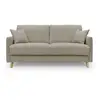 Image de Edgar canapé lit convertible en tissu felis imperméable t03 160 cm (mat. 120x197) brun