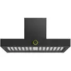 Image de AIRFORCE hotte murale VIS BOXY NO DROP (Noir anthracite, 90 cm - Acier)