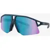 Image de Lunettes KOO Hype Bleu Foncé Mat avec verres Miroir Turquoise
