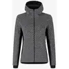 Image de Sweat à capuche Montura Euphoria Maglia gris clair noir femme - XS