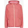 Image de Veste à capuche CMP Packable Ripstop rose blanc femme - XL