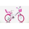Image de Vélo pour enfants - SCH - ROSES 14 - Blanc - Panier - Sonnette - Porte-enfant