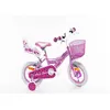 Image de Vélo enfant - F.LLI SCHIANO - SCH PINK LOVE 12 - 12 roues - Cadre acier - Panier et stabilisateurs