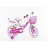 Image de Bicyclette pour enfants - F.LLI SCHIANO - PINK LOVE 14 - Roues 14 - Panier sonnette porte enfant - Cadre acier