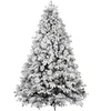 Image de Luna - Sapin De Noël Avec Neige Et Pommes De Pin En Pe Pvc Pp Ø162x240h Cm, 2850 Pointes