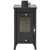 Image de Poele à bois Frankystar Matilde 77 kW acier noir vitre