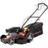 Image de Jukut 170 - Tondeuse À Gazon À Traction Moteur Essence 4 Temps 170cc 3.5hp Coupe 30-80 Mm Avec Fonction Mulching Noir