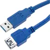 Image de Cable Usb 3.0 Am/f Techly 1,0 M Usb 3.2 Gen 1 (3.1 Gen 1) Usb Vers Bleu
