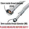 Image de Tuyau souple pour robinet deau - M8 x G3/8 - 100cm