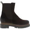 Image de Mjus - Bottines En Cuir Marron à Talon Décroché Bas Pourvues De Soufflets élastiqués - Marron 37