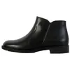 Image de Bottine Plate Cuir Geox Jaylon 2 Smo.Lea - Noir