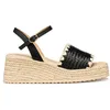 Image de Sandales compensées femme Geox Alemeria - black