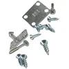 Image de Kit de fixation porte - WHIRLPOOL - Compatible SMEG BAUKNECHT IKEA - Blanc