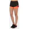 Image de Short de running femme - MACRON - Tricia - Noir et orangé - Imperméable et respirant