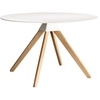 Image de MAGIS table CUCKOO The Wild Bunch (Structure naturelle, plateau blanc - Hêtre massif et plateau en stratifié Fenix)