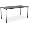 Image de MAGIS table rectangulaire pour l'extérieur STRIPED 159x79 cm (Noir - HPL et acier peint)