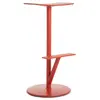 Image de MAGIS tabouret haut SEQUOIA (Rouge Corail - acier verni polyester)