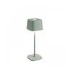 Image de ZAFFERANO set de 3 lampes de table OFELIA (Sauge - Aluminium peint et polycarbonate)