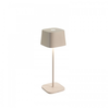 Image de ZAFFERANO set de 3 lampes de table OFELIA (Sable - Aluminium peint et polycarbonate)