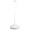 Image de Pina Pro Lampe De Table Led Blanche Rechargeable Et Dimmable Sans Fil Zafferano 2200-2700-3000k