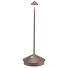 Image de ZAFFERANO set de 3 lampes de table pour l'extérieur PINA (Corten - Aluminium peint et polycarbonate)