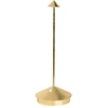 Image de Pina Pro Lampe De Table Led Feuille D'or Rechargeable Et Dimmable Sans Fil Zafferano 2200-2700-3000k
