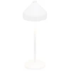 Image de Zafferano Amelie Lampe De Table Led Blanche Rechargeable Et Dimmable
