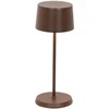 Image de Zafferano Olivia Pro Micro Lampe De Table Led Corten Rechargeable Et Dimmable
