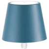 Image de Lampe Led Poldina Stopper De Zafferano, Rechargeable Et Portable, Couleur Bleu Aviation Avec Autonomie Jusqu'à 12 Heures