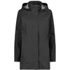 Image de Veste imperméable à capuche avec boutons-pression femme CMP - nero