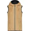 Image de Polaire à capuche sans manches femme CMP High Loft Beige 33P2316-A435