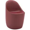Image de QEEBOO chaise pour l'extérieur COBBLE (Indian red - Polypropylène recyclable)
