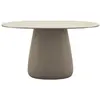 Image de QEEBOO table pour l'extérieur COBBLE avec le plateau en HPL 135 cm (Ottawa - Polycarbonate recyclé et HPL)