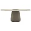 Image de QEEBOO table pour l'extérieur COBBLE BUCKET avec le plateau en HPL 190 cm (Ottawa - Polycarbonate recyclé et HPL)