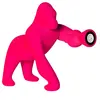 Image de QEEBOO lampe de table KONG XS VELVET FINISH (Fuchsia - Polyéthylène et velours)