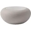 Image de QEEBOO table basse pour l'extérieur NAMI (Dove grey - Polyéthylène et verre)