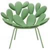 Image de QEEBOO fauteuil pour l'extérieur FILICUDI (Vert - polyéthylène et acier verni)