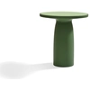 Image de QEEBOO table pour l'intérieur et l'extérieur TOTO avec plateau en HPL Ø 70 cm (Balsam green - Polyéthylène et HPL)