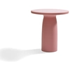 Image de QEEBOO table pour l'intérieur et l'extérieur TOTO avec plateau en Durat Ø 70 cm (Pink - Polyéthylène et Durat)