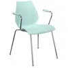 Image de KARTELL set de 2 chaises avec accoudoirs MAUI (Bleu clair - Polypropylène coloré dans la masse)
