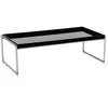 Image de KARTELL table basse TRAYS 4410 (Noir - PMMA et acier chromé)