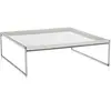 Image de KARTELL table basse TRAYS 4412 (Blanc - PMMA et acier chromé)