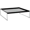 Image de KARTELL table basse TRAYS 4412 (Noir - PMMA et acier chromé)