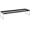 Image de KARTELL table basse TRAYS 4414 (Noir - PMMA et acier chromé)